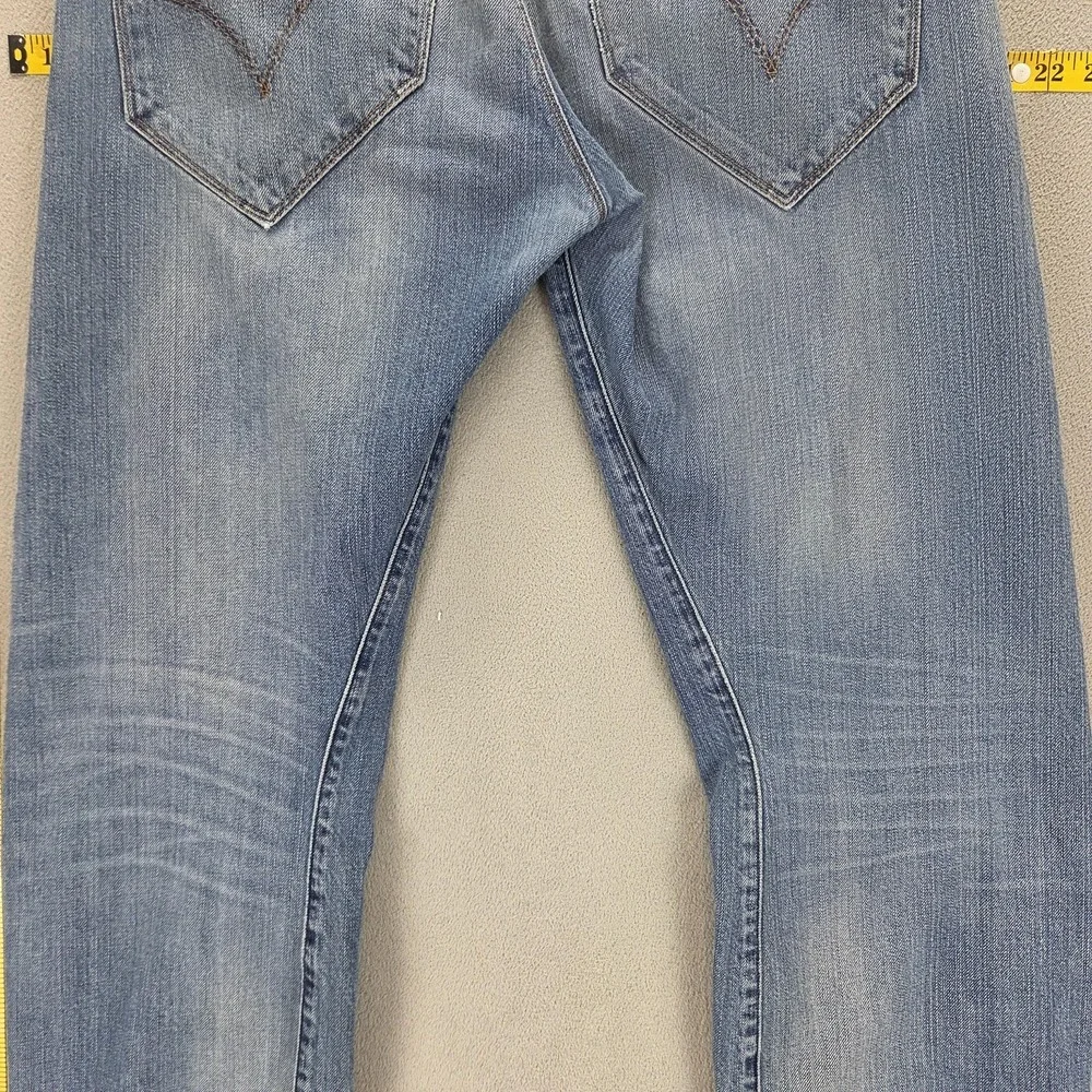 VTG Levis Engineered Jeans Mens Blue Twisted Flap Pockets Button Fly Fits 30x26